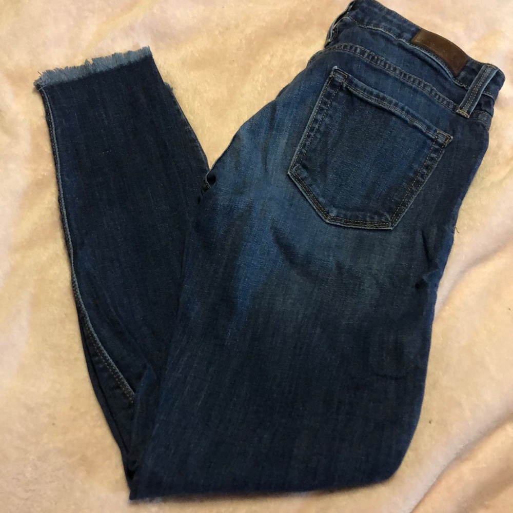 Distressed jeans